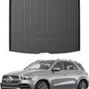 Mixsuper Custom Fit Cargo Liner for Mercedes-Benz GLE Class 2020-2025, All Weather Cargo Mat for Mercedes Benz GLE SUV 5 Passenger, Trunk Mat Anti-Slip Rear Trunk Liner Black
