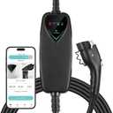 Lectron Level 2 J1772 Charger (WiFi Version) - 240V, 40 Amp, NEMA 14-50 Plug, 16 ft Extension Cord - Portable Electric Car Charger for J1772 Evs