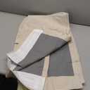 INOVADAY Thermal Sliding Door Curtains 100% Blackout Curtains for Bedroom, Sliding Glass Door Drapes Extra Wide for Patio Linen Textured Farmhouse Window Treatment, Oatmeal, 1 Panel, W50xL84