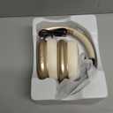 Wentronic Y01 Wireless Noise Canceling Headphones Bluetooth 5.3 Over Ear Headphones with Microphone, Hi-Res Audio, 48H Playtime, Foldable Comfortable Earpads,Compatible with iOS,Android,PC, Starlight