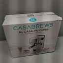 CASABREWS 3700 Essential Espresso Machine 20 Bar, Stainless Steel Cappuccino & Latte Machine with Steam Frother for Home, 43.9oz Water Tank, Coffee Gift for Women & Men, Silver