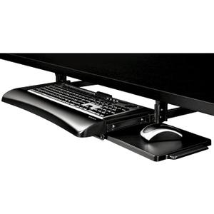Fellowes Office Suites Underdesk Keyboard Drawer, Black/Silver (9140305), 2.3"x22"x11.6"