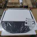 FORBATH Arched Mirror 40x32 Inch, Black Arched Bathroom Mirror Wall Mounted Modern Black Aluminum Frame Decor Large Dresser Mirror for Bedroom Living Room Entryway, Hanging or Leaning Against Wall