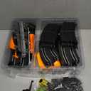 Slot Car Race Track Sets, 23ft Battery Powered or Electric Track with 4 Slot Cars, Dual Racing Game Lap Counters, Race Track Set Features a Loop, Turns, Straightaways and a Crossover for Boys Age 6-12