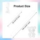 260 Balloons - Clear Long Balloons for Tying Balloon Arch | 100Pcs Skinny Stretchy Tie Balloons for Animal Making, Twisting, Attaching & Long Balloon Tying