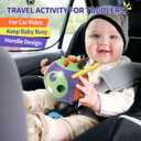 Baby Busy Learners Activity Cube Montessori Toddler Toys for 1-3 Year Old,17-in-1 Travel Activities Educational Learning Baby Toys for 6 12 18 Month Boys Girls Christmas Brithday Gifts (Purple)
