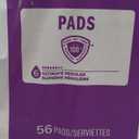 Poise Incontinence & Postpartum Pads for Bladder Leaks, 5 Drop Maximum Absorbency, Regular Length, 84 Count, Packaging May Vary (Long Length)