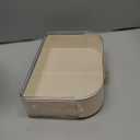 Delamu Makeup Organizer for Vanity with Stackable Drawers, 360 Rotating Makeup Brush Holder Large Cosmetic Display Case, Bathroom Skincare Storage, Elegant White, Ideal Christmas Gifts for Girls (2Tier)