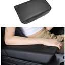 Tinlucys Armrest Cover White Designed for Tesla Model 3/Y 2017-2024,Center Console Cover for Tesla Interior Accessories Black