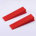 400 Pcs Reusable Tile Leveling System Wedges Kit for 1/8", 1/16", 1/32" Spacers - Tile Leveler Installation Tools for Perfect Tile Alignment(Red, 400)