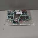 rabbitgoo Dog Harness No Pull with 2 Leash Clips, Adjustable Soft Padded, Reflective Oxford No Choke Pet Vest with Easy Control Handle for Large Dogs, Black & Turquoise, Large