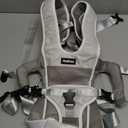 PetBonus Pet Front Dog Carrier Backpacks, Adjustable Pet Backpack, Legs Out Easy-fit Puppy Chest Carrier for Medium Small Dogs, Hands Free for Hiking, Cycling (Grey, S)