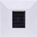 GreenLighting Modern Solar Post Cap Lights Fits 4x4 Wood, 5x5 PCV/Vinyl Outdoor Solar Powered Fence Light, Landscaping, Deck, Garden- Bright LED, Waterproof White 12 Pack