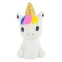AILIMY 4 Pcs Squishies Slow Rising Kawaii Cute Colorful Galaxy Unicorn Donuts & Unicorn Horse Creamy Scent Jumbo Squishy Kids Toy Prime Animal Party Supply
