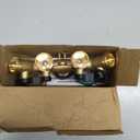 Twinkle Star 4 Way Heavy Duty Brass Garden Hose Splitter, Hose Connector 3/4", Hose Spigot Adapter with 4 Valves