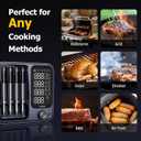 Wireless Meat Thermometer with APP Control4 Probes Meat Thermometer Digital, Unlimited Range WiFi & Bluetooth Meat Thermometerfor for Rotisserie, Grill, Oven, Smoker, BBQ, Air Fryer