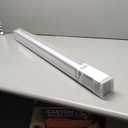 GENIMO Cordless Zebra Blinds for Windows, Dual Layer Roller Window Shades, Sheer or Privacy Light Control for Day and Night, Mini Door Blinds for Home, Office, Easy to Install, White, 33" W X 72" H