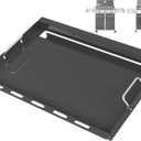 Full Size Griddle Insert for Weber Genesis 300 Series Gas Grills, 7524 Flat Top Grill Griddle Insert with Handles for Weber Genesis E310 E320 S330 EP310 EP320 EP330 CEP-310 Series, Carbon Steel