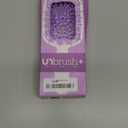 FHI Heat UNbrush Plus  Curly Hair Brush for Gentle & Effective Detangling on Wet or Dry Fragile Hair Types  Detangler Brush w/ 84 UltraFlex Bristles, Ultra-light, Vented, Anti Static Hairbrush (Sugar Plumb)