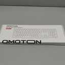 Macally Ultra Slim USB Wired Computer Keyboard - Compatible Apple Keyboard or Windows - Full Size with 20 Mac Keyboard Keys -with Numeric Keypad - Silver Aluminum Finish