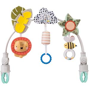 Taf Toys Savannah Adventures Arch with Fascinating Toys, Stimulates Baby’s Senses & Motor Skills Development | Newborn Toys & Baby Toys 3-6 Months | Use on Strollers, Bassinets, Car Seats, Medium