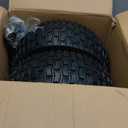 2PCS 15x6.00-6 Tire and Wheel Assembly, Replacement for Craftsman John Deere Cub Cadet Riding Mowers, 4 Ply Tubeless Lawn Mower Tires 15x6x6, 500lbs Capacity, 3" Centered Hub, 3/4" Bushing