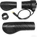 FT76X Half Twist Throttle for EBike 22.2mm Grip, 12V-72V, Universal 3-Pin Waterproof Connector, Fits Mountain Bike, Scooter, E-Scooter & Electric Bicycle