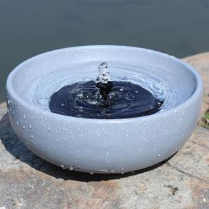 Solar Bird Bath,11.2" Solar Fountain birdbaths for Outdoors, Bird Baths Bubbler, for Garden Patio Terrace Decoration