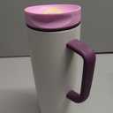 Owala SmoothSip Slider Stainless Steel Insulated Travel Mug, 100% Leak Proof, For Hot and Cold Drinks, Travel Friendly with Sliding Lock Lid, 24 oz, BPA Free, Leak Proof, Pink/Tan (Daybreak)