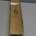 SHACOS 15 inch Round Braided Placemats Set of 6 Cotton Polyester Heat Resistant Table Mats Washable Place Mats for Dinner Party Table Decoration (Light Beige, 6)