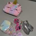 Purse for Little Girls,Girls Jewelry Pretend Play,Unicorn Gifts for girls,Crossbody Bags for Kid