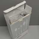 KINGSTONE Silverware Set for 8, 40-Piece 18/10 Stainless Steel Flatware Set,Forged Cutlery Set Matte Satin Finish, Dishwasher Safe