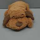 WEOK Heartbeat Puppy Toy, Comfort Cuddler Pillow, Dog Anxiety Relief Calming Aid,Heartbeat Stuffed Toy for Dogs,Puppy Heartbeat Toy Sleep Aid,Dog Heartbeat Toy for Pet (brown1)