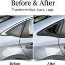Rear Side Window Louvers for 10th Gen Civic Hatchabck Type R, Compatible with Honda Civic 2016-2021 Accessories, Exterior Rear Side Window Louvers Air Vent Scoop Shades Cover Blinds-Matt Black