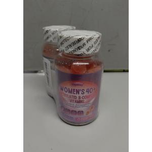 Methylated B Complex Vitamins Gummies for Women 40 Plus - B-Complex Vitamins B6 B1 B2 B3 B5, Methyl B12, Methylfolate, Biotin with Vitamin C, Omega-3, CoQ10 & Ashwagandha - Sugar-Free, Vegan, Non-GMO, EXP 10/30/2027