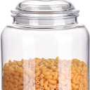 50 oz Small Unbreakable & Dishwasher Safe Airtight Food Storage Jar | Premium Plastic Shatterproof Apothecary Jars | An ideal Canister Container for Coffee, Cereal, Tea, Spices, Snack, Bath Salt