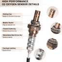 Oxygen O2 Sensor Downstream Fits for Infiniti G35 G35X 3.5L 2005-2006, for Nissan Altima 2002-2005, 350Z 05-06, Murano 03-05 3.5L V6, Replace 226A0-8J100, 22690-2A000, 234-4273, 234-4296