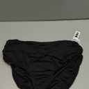 Anne Cole Convertible High Waisted Foldver Bottom (Large, Black)