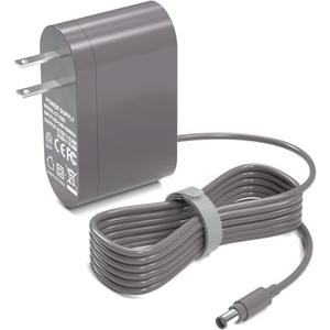 VHBW 24.35V Charger for Dyson Vacuum DC35 DC30 DC31 DC34 DC44 DC45 DC56 DC57 Cordless Vacuum, Replacement Dyson Charger P/N: 917530-11 01 02 17530-02 03 (6Ft UL Listed)