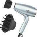 INFINITIPRO BY CONAIR SmoothWrap Hair Dryer with Diffuser | Blow Dryer for Less Frizz, More Volume and Body | With Advanced Plasma and Ceramic Technology | Mint (1 Count (Pack of 1))