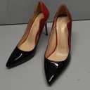 COLETER Women's Sexy Pointed Toe High Heels,4.72 inch/12cm Patent Leather Pumps,Wedding Dress Shoes,Cute Evening Stilettos 8