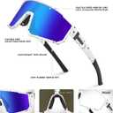 Youth Baseball Sunglasses, Kids Polarized Sports Sunglasses,UV400 Protection Glasses for Boys Girls Softball Cycling
