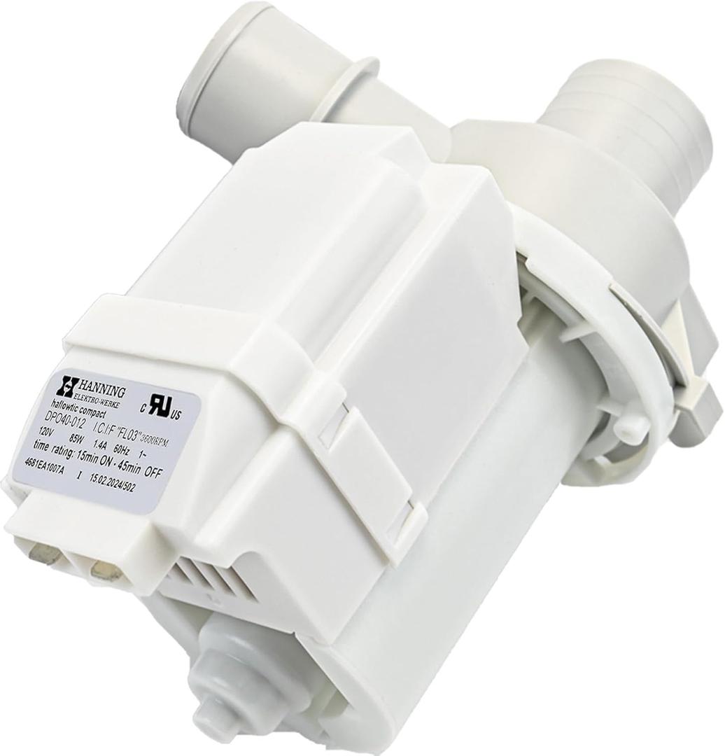 DP040-012 4681EA1007A 5859EA1004F 5859EA1004G 5859EA1004P Drain Pump (OEM) Compatible with LG Washer, Kenmore washer drain pump, GE washer drain pump, etc