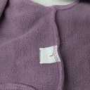 Idepet Dog Fleece Vest Sweater Zip Up Warm Pullover Dogs Jacket with D-Ring Leash Winter Cold Weater Coat Pet Sweatershirt Clothes Hoodie for Small Medium Dogs Boy Girl (Purple, L)
