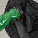 Halloween Witch Costume Set  Witch Hat, Green Claw Gloves & Glasses  4pcs Dress-Up Kit for Cosplay & Party Fun