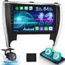 NHOPEEW [2+64G] for Toyota Camry 2015 2016 2017 Android 13 Car Stereo - 10.1 inch HD Touchscreen DSP Audio - Wireless Carplay and Android Auto, Mirror Link, WiFi, GPS, SWC + Canbus + AHD Backup Camera