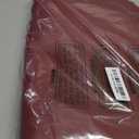 Faux Leather Placemats Set of 6, Rectangle Heat Resistant Table Mats, Non-Slip Oil & Waterproof Washable Place Mats for Kitchen Dining Room Coffee Table (Red)