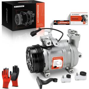 A-Premium Air Conditioner AC Compressor with Clutch Compatible with Subaru Forester 2007-2014, Impreza 2008-2014, WRX 2015-2016, WRX STI 2015-2019, H4 2.0L 2.5L