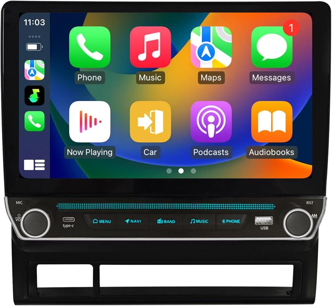 Car Radio for Toyota Tacoma 2005-2015, 10.1 inch Android 13 Touchscreen Wireless Carplay & Android Auto Stereo Upgraded with Bluetooth 5.0 GPS Navigation SWC WiFi FM RDS Backup Camera Build in DSP