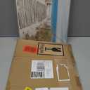 Bathroom Wall Art Beach Picture: Modern Ocean View Sea Canvas Artwork Decor Contemporary Coastal Scene Wave Seascape Painting Horizontal Scenic Nature Landscape Seaside Boardwalk Prints for Living (16"L x 11"W)